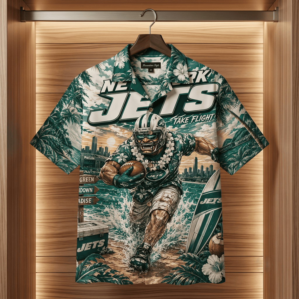 Premium NYJ Hawaiian Shirt TNSM