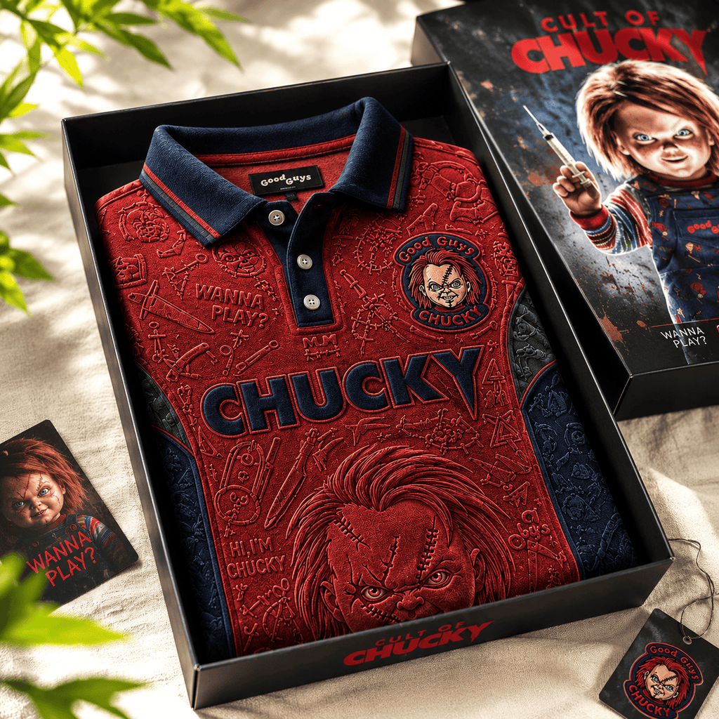 PREMIUM CKY EMBOSS POLO SHIRT NTVA