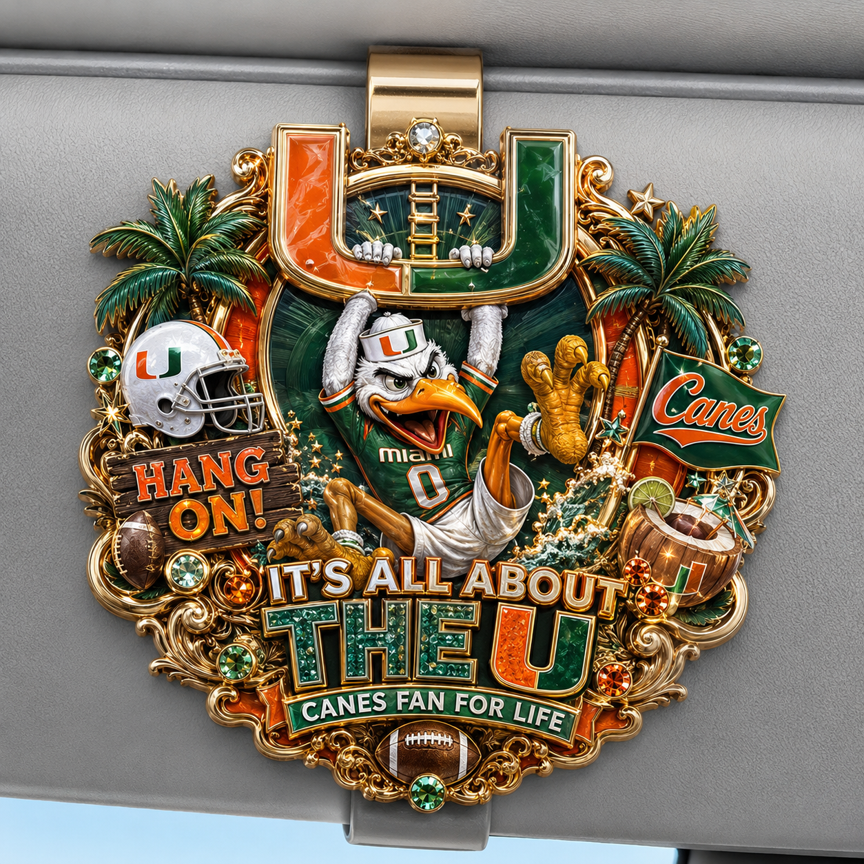 MHC PREMIUM CAR VISOR CLIP LNTH
