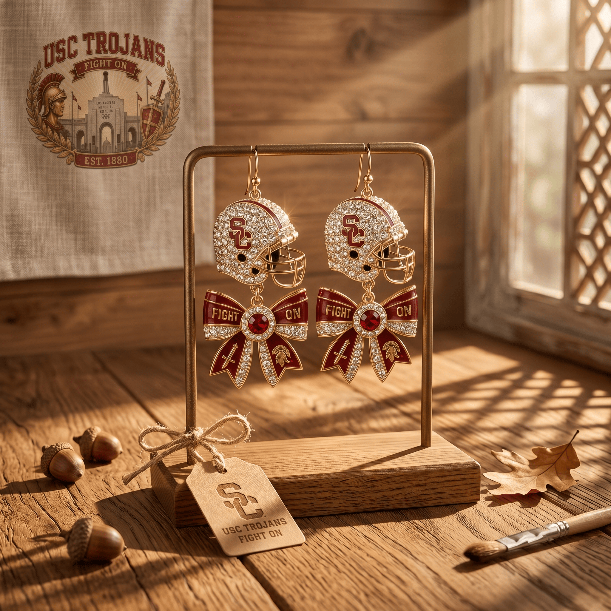 Premium USC Dangle Earrings TNSM