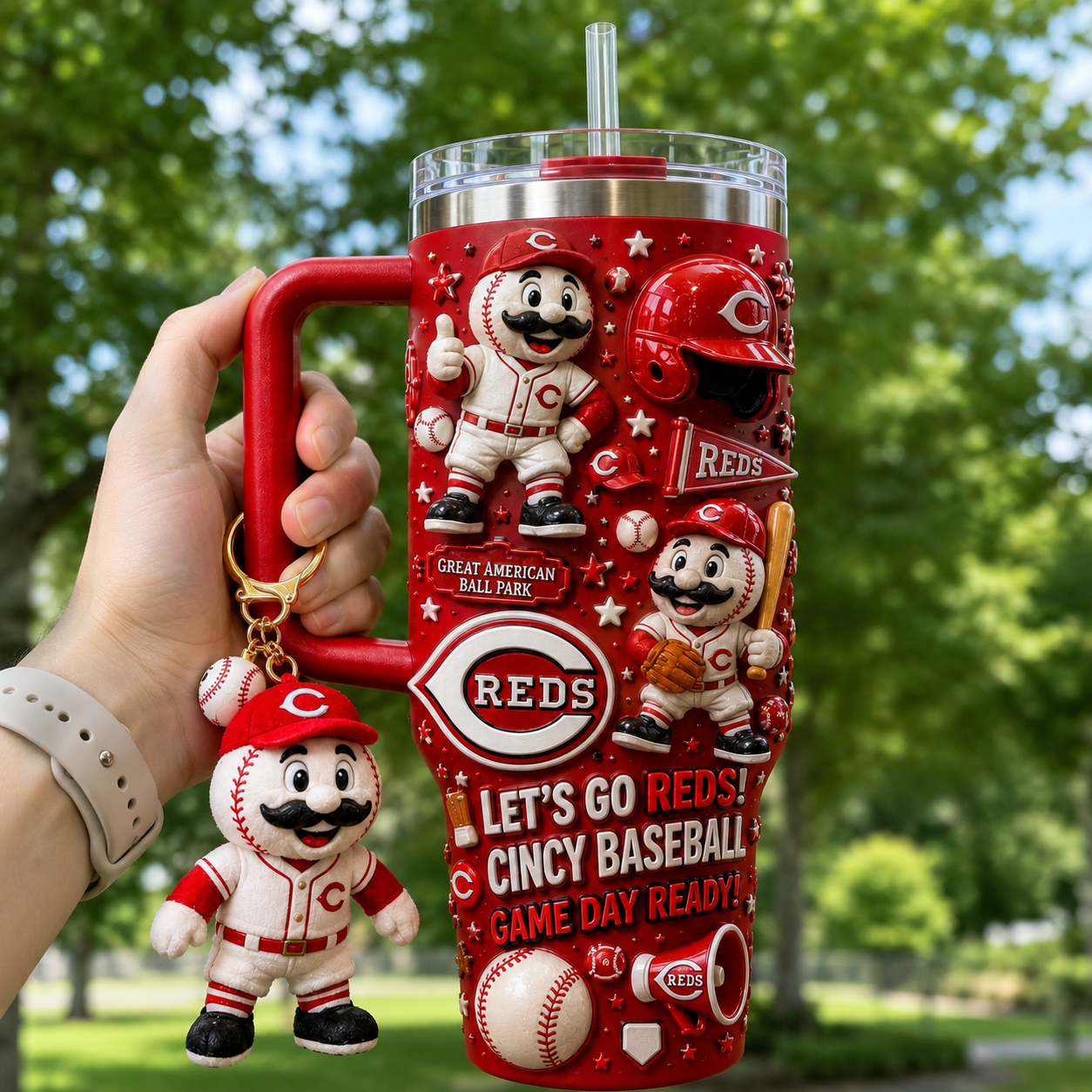 CCR 40oz Tumbler With Handle DNBN