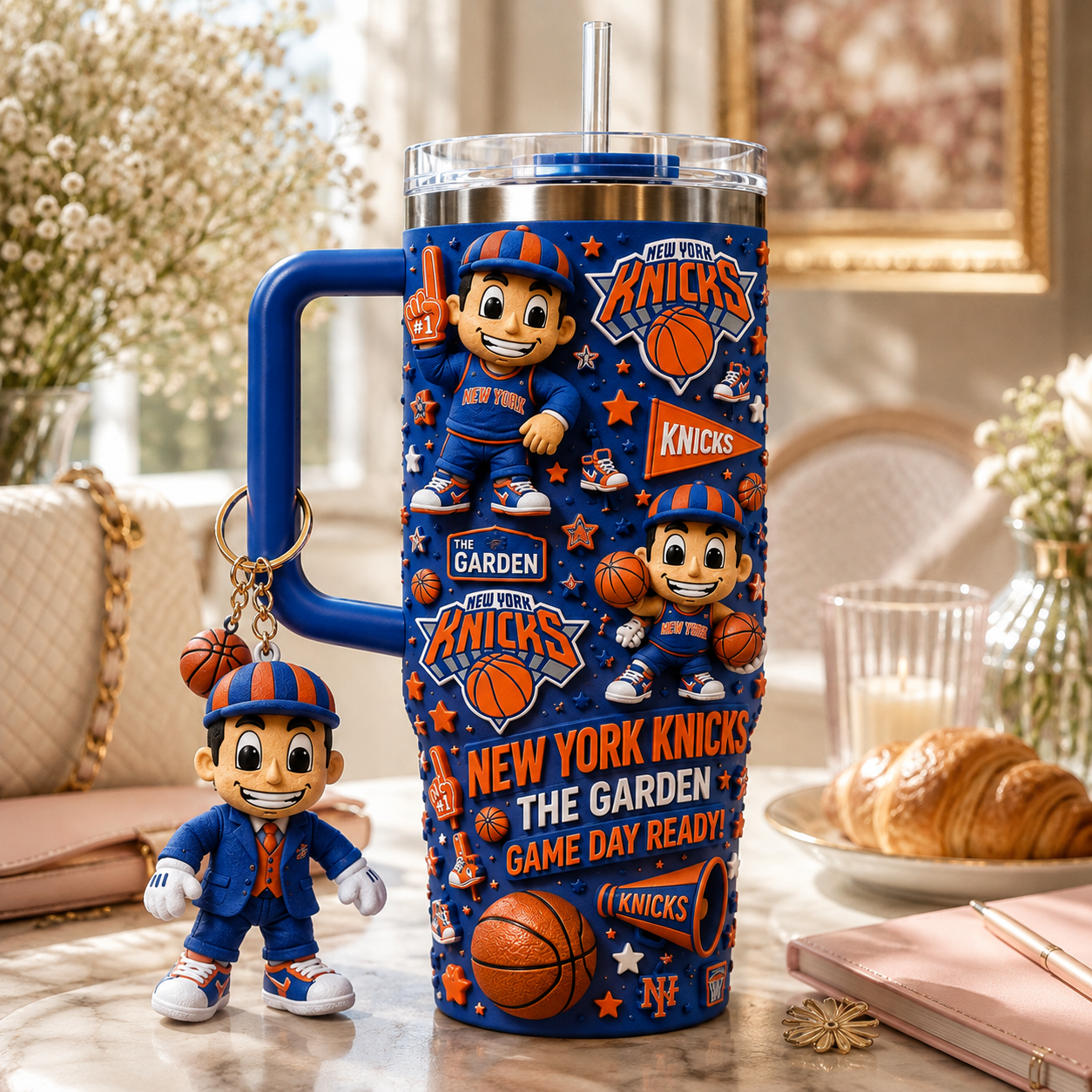 NYK 40oz Tumbler With Handle DNBN